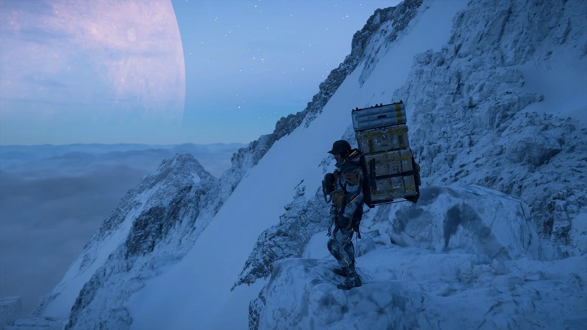 Screenshot from Death Stranding 2