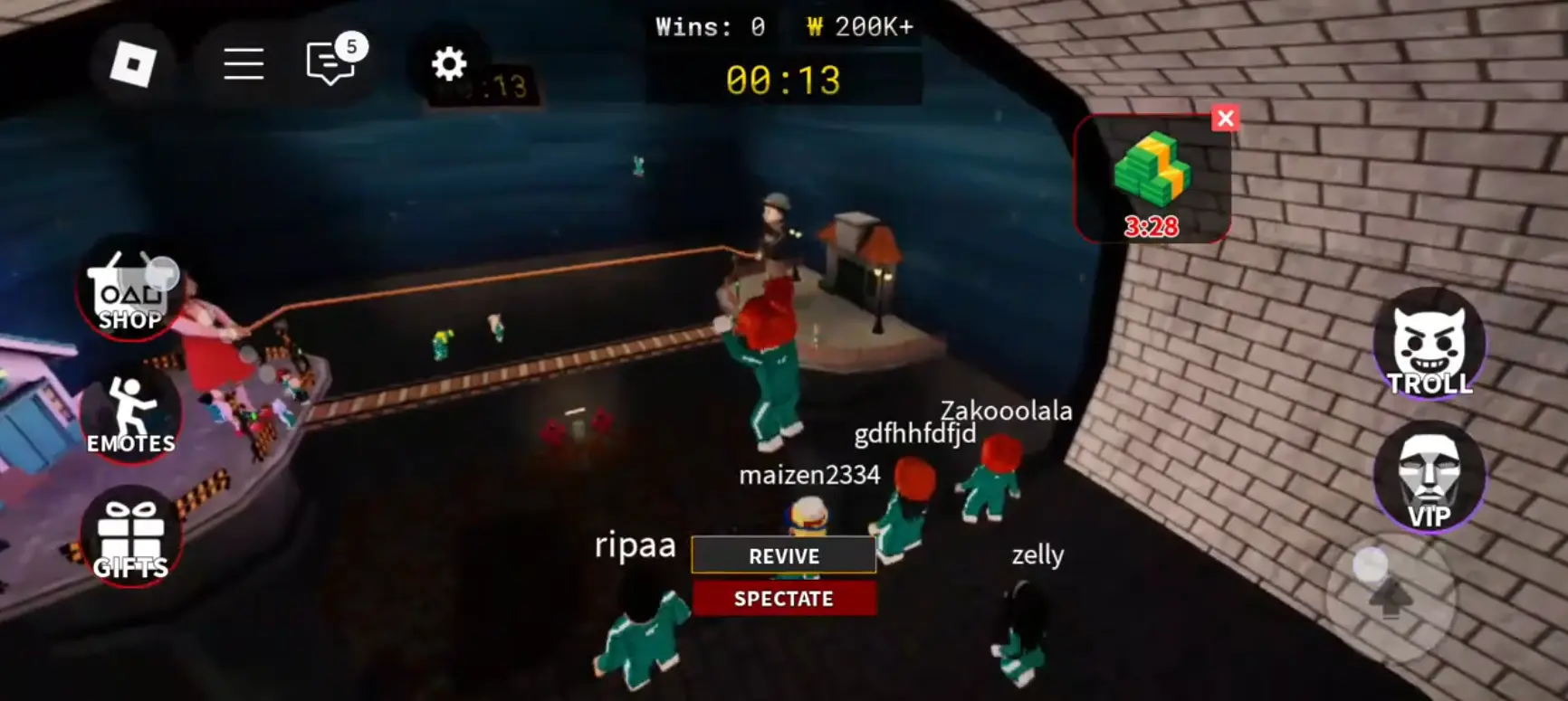 Gameplay Jump Rope di Roblox