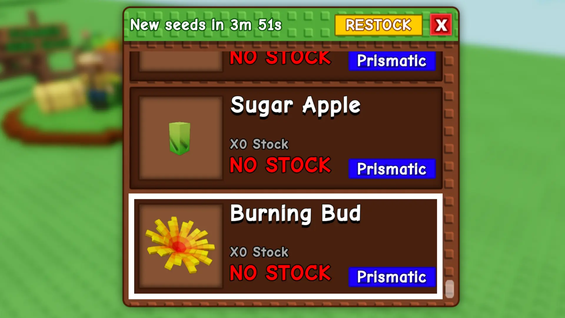 Nueva Semilla Prismática - Burning Bud