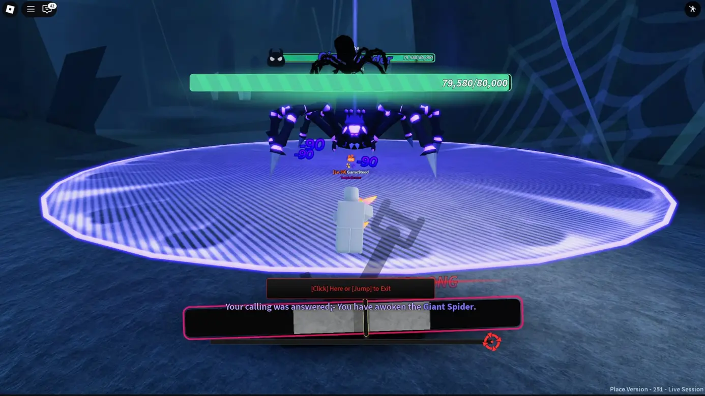 Dig Roblox Giant Spider