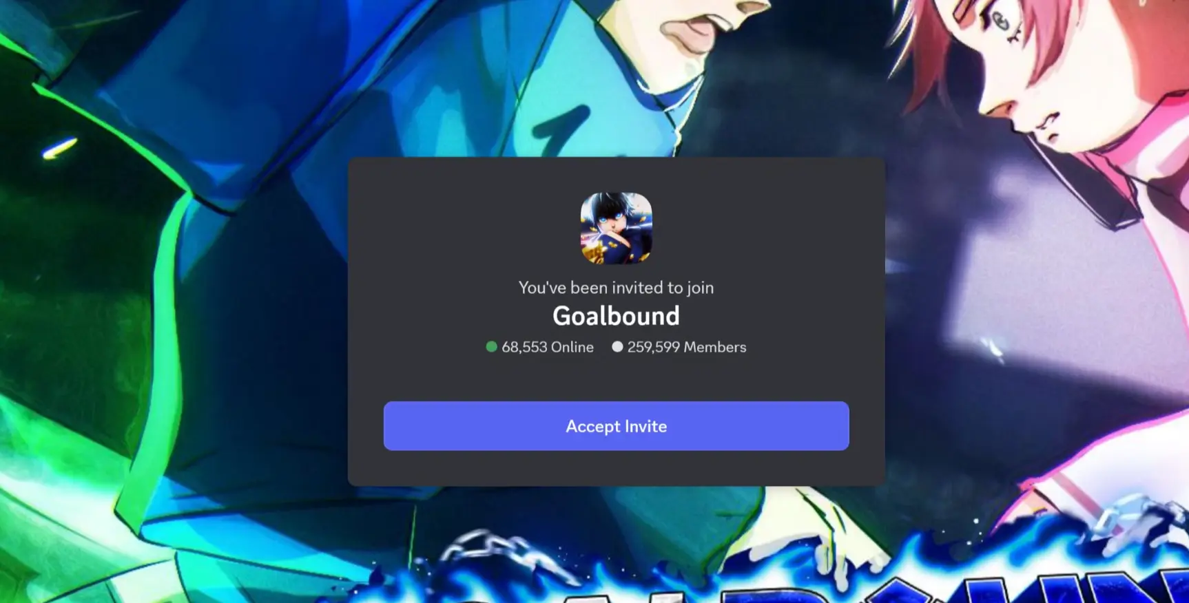 Discord server Goalbound