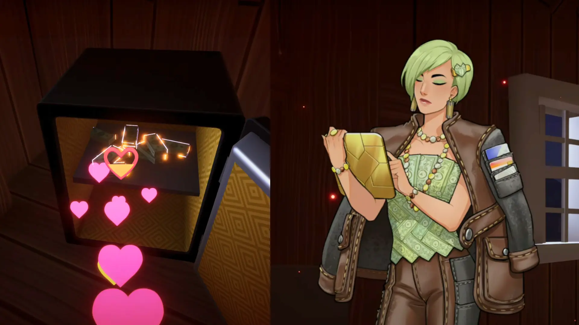 how to unlock Monique (left), Monique (right)