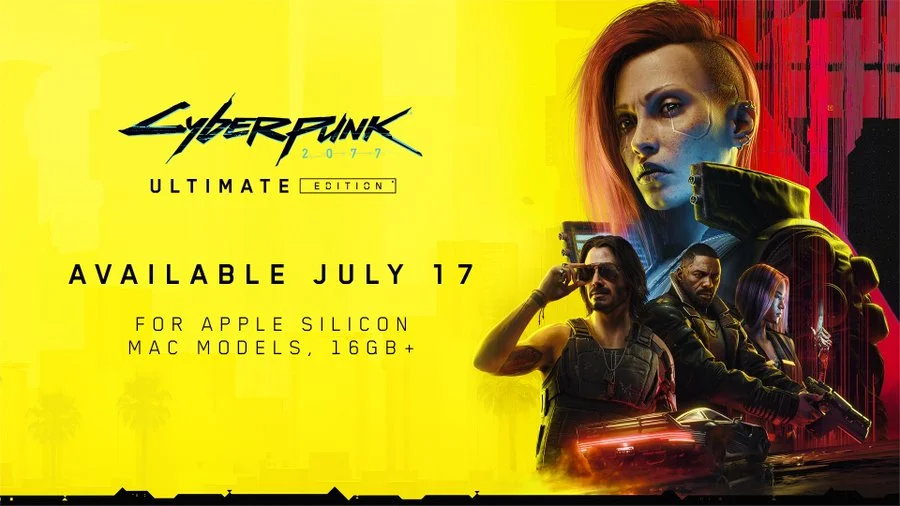 Officiel post om udgivelsesdatoen for Cyberpunk 2077 på Mac