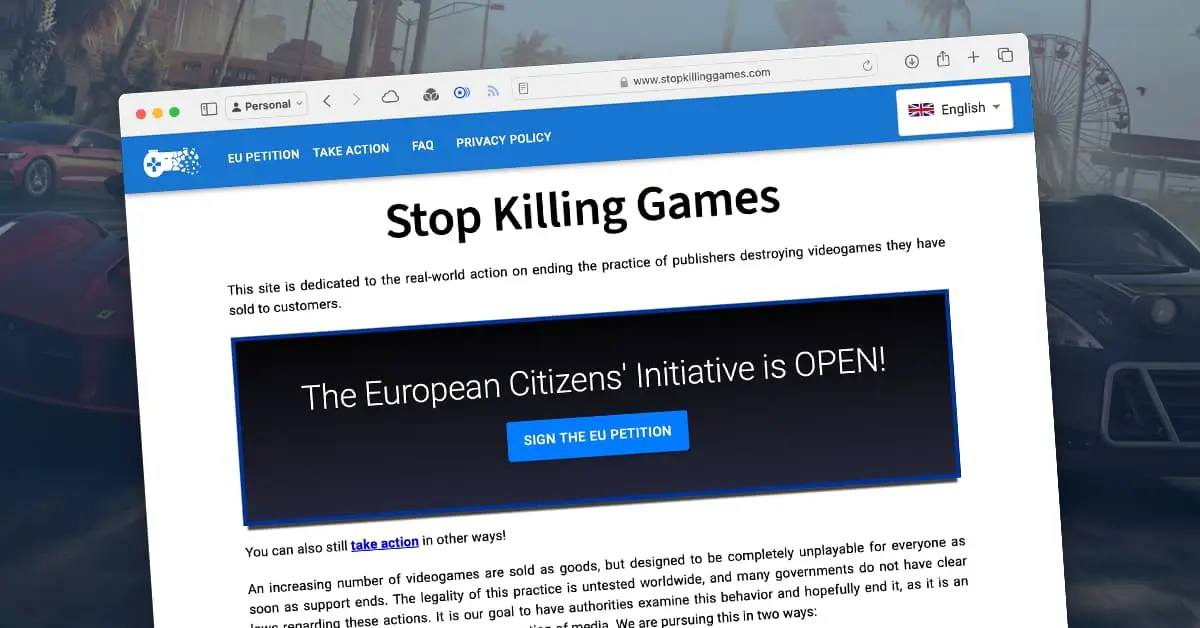 Petycja Stop Killing Games