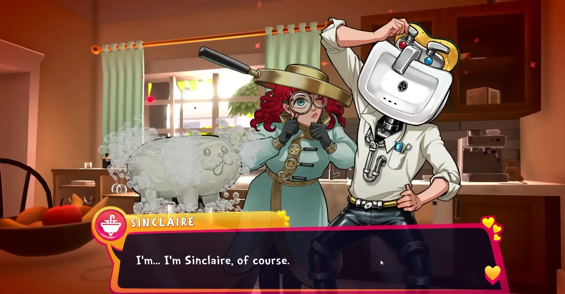 Sinclaire se restaura a su estado normal