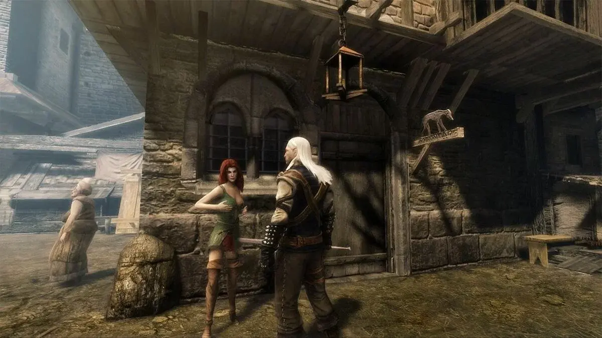 Frame dari The Witcher: Rise of the White Wolf