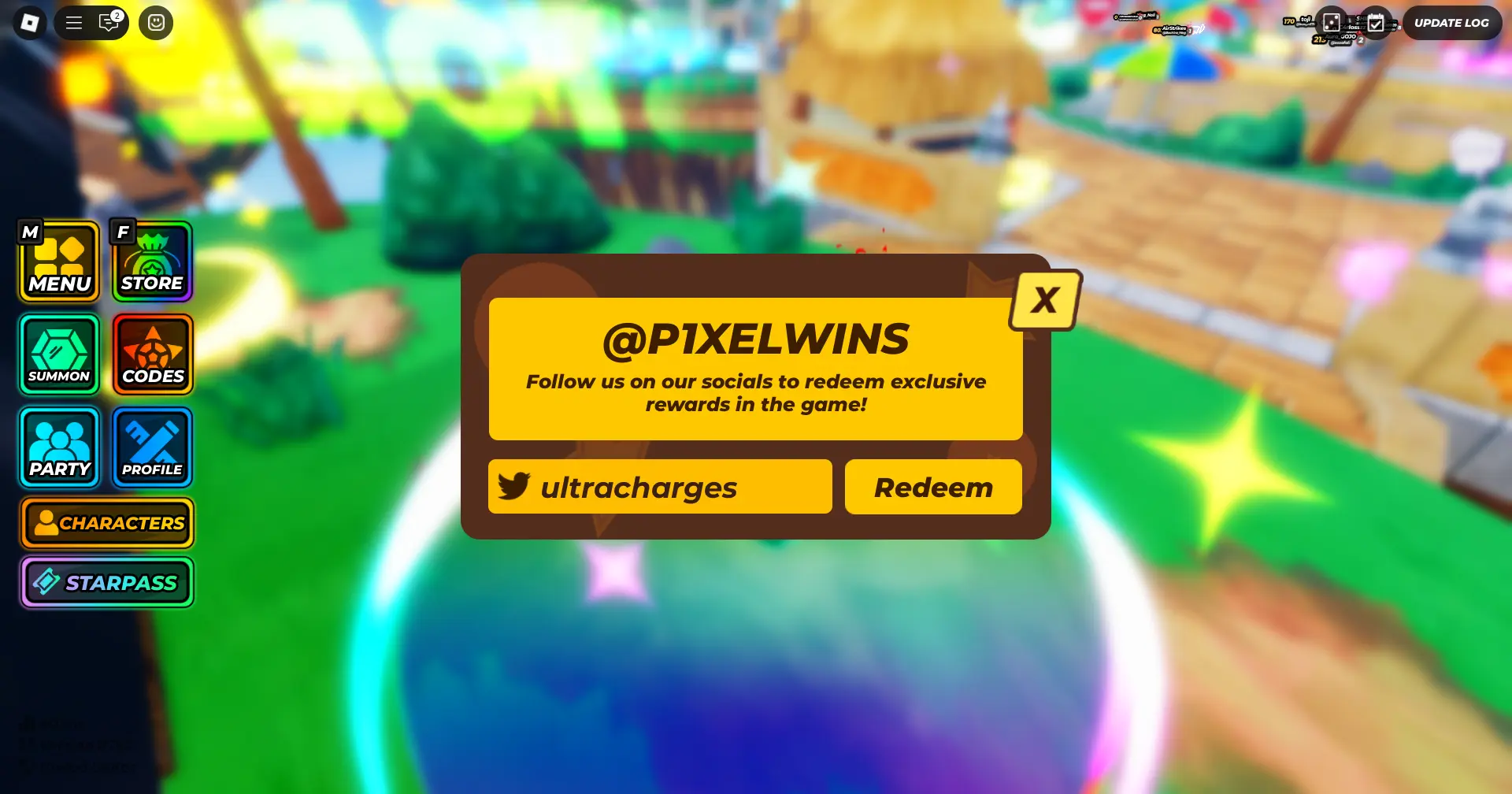 Comment entrer un code dans Jump Stars