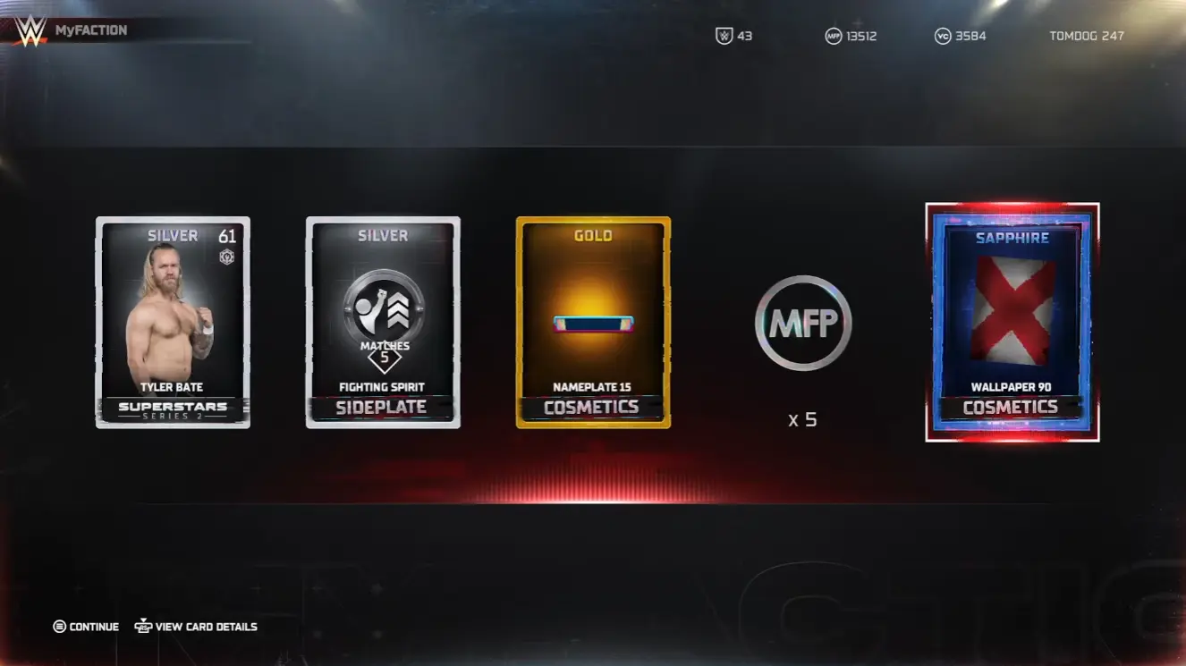 Recompensas del paquete de WWE 2K25
