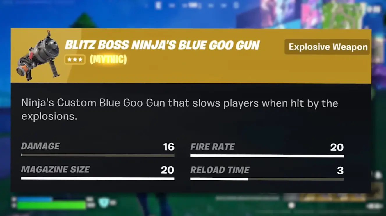 Fortnite Blitz Royale Goo Gun