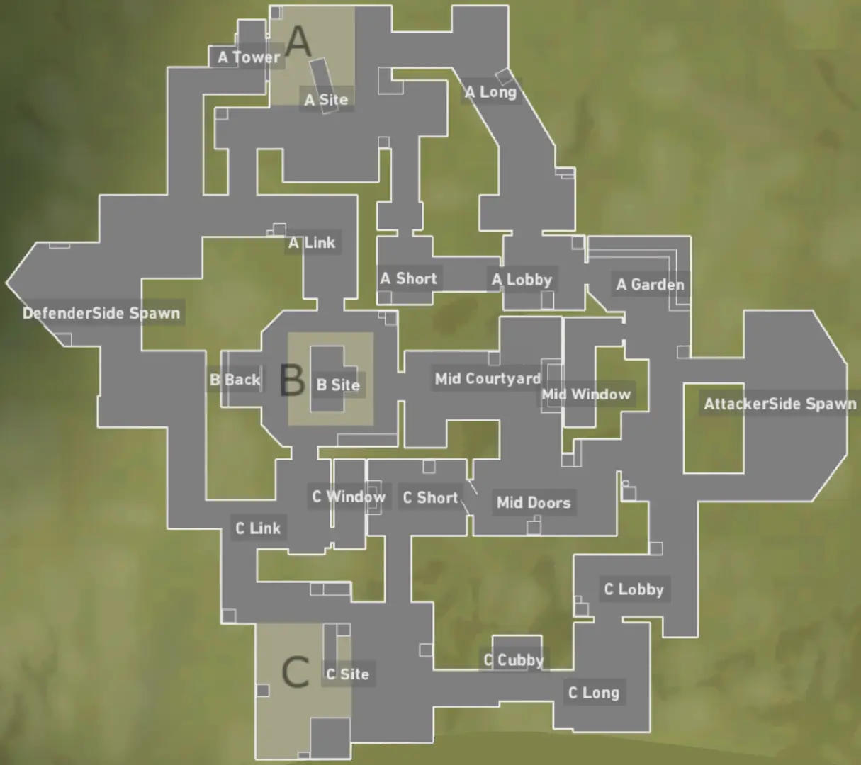 Mapa Haven