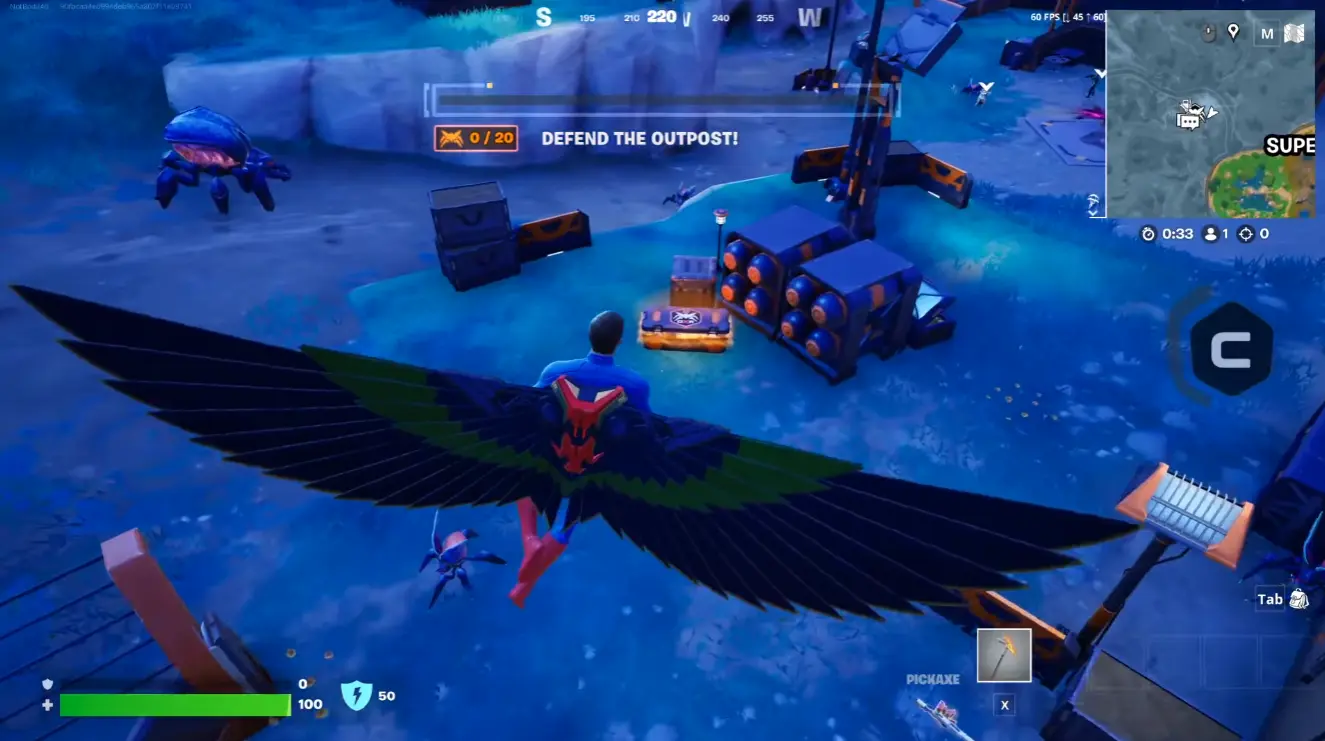 Pagdating sa isang outpost sa Fortnite