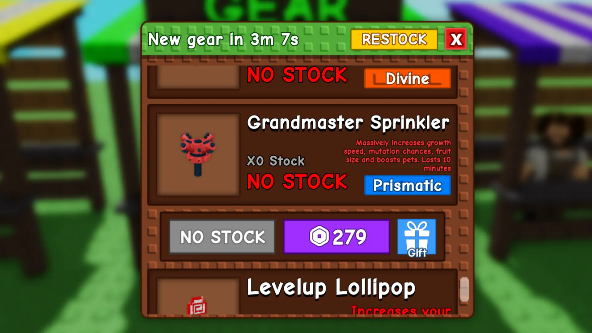 Where to get the Grandmaster Sprinkler