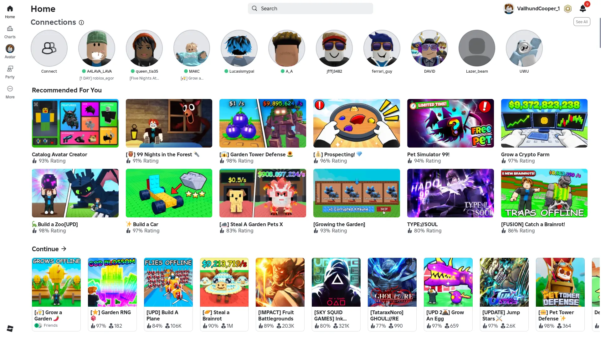 Trang chủ nền tảng Roblox