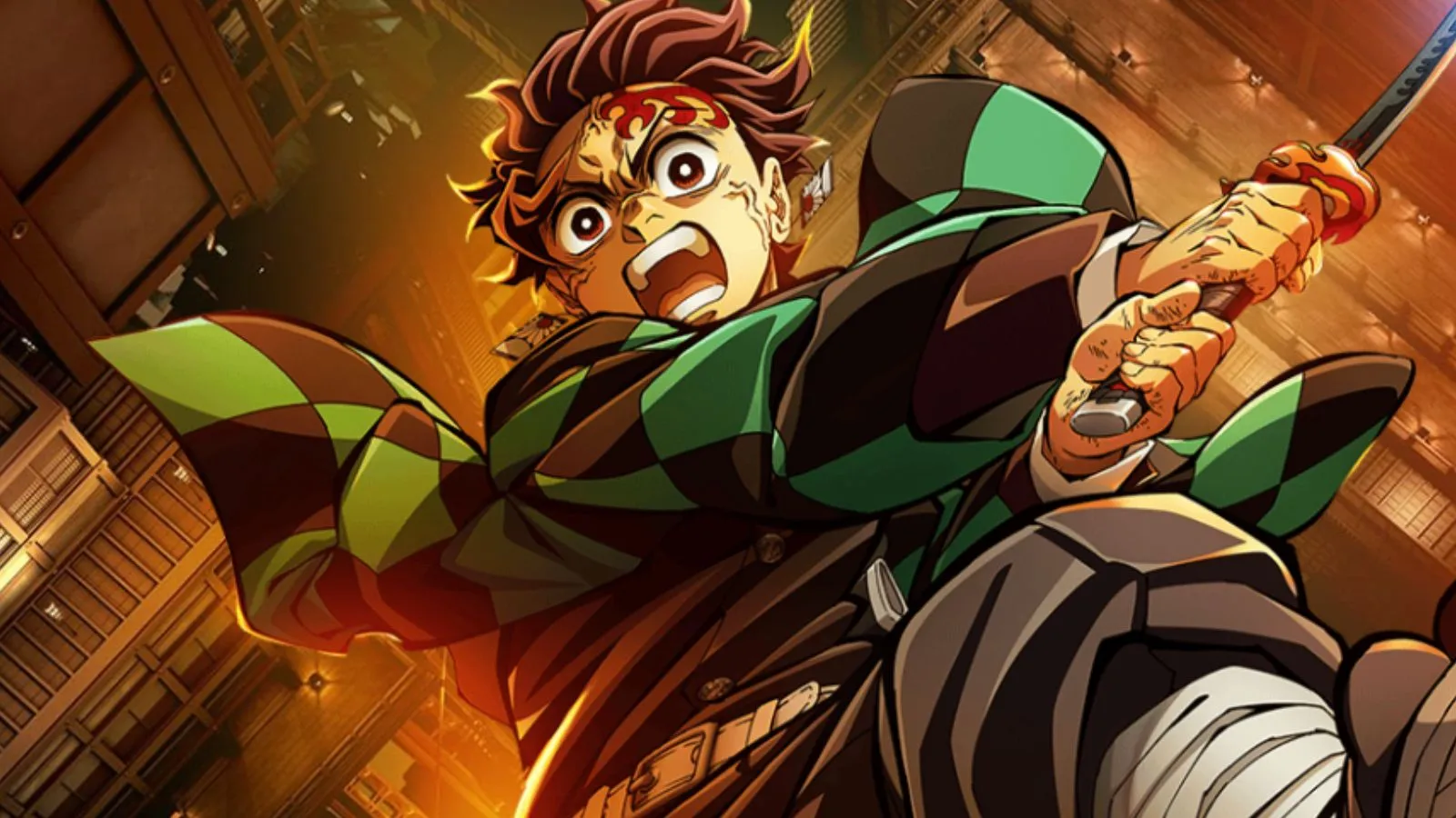 Eksena mula sa anime na Demon Slayer