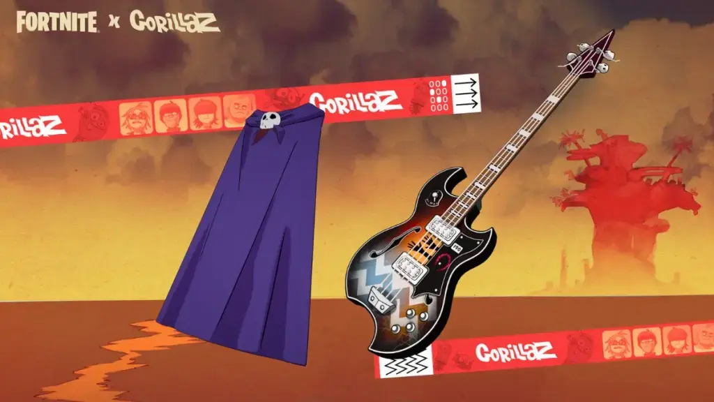 Kosmetik Gorillaz di Fortnite