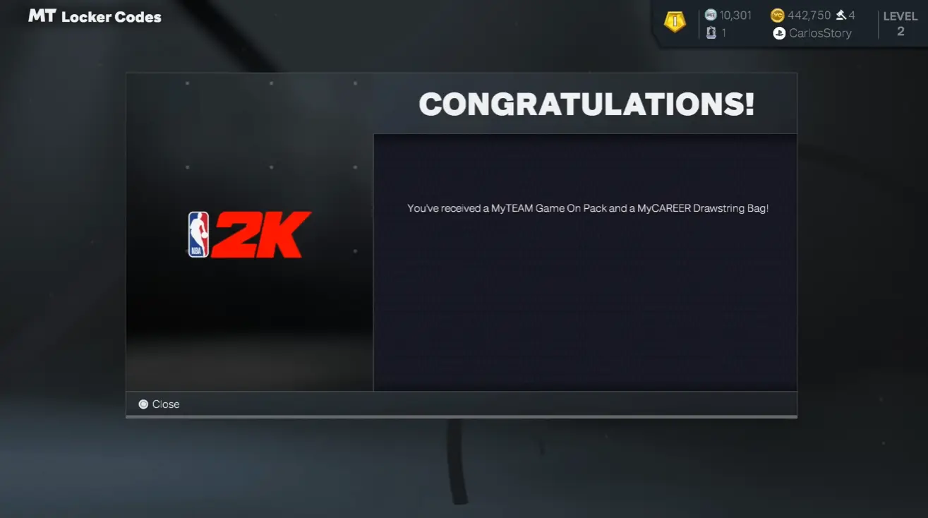 Pagkuha ng gantimpala sa&nbsp;NBA 2K26