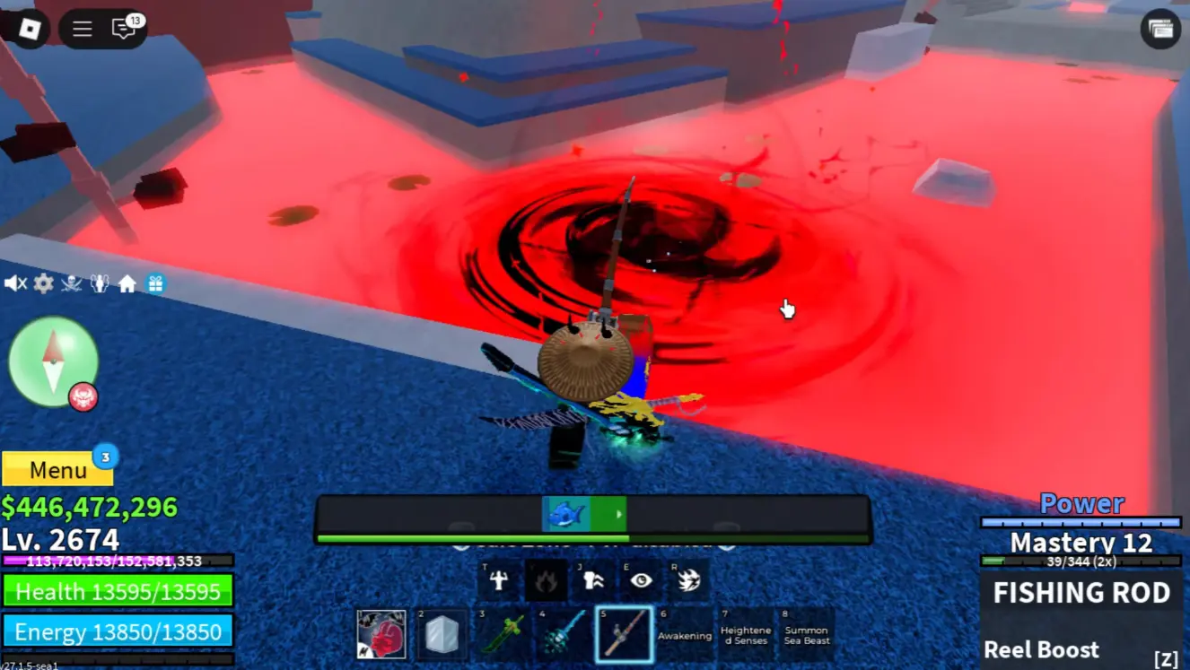 Pescando no Oni Realm