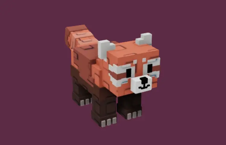 Red Panda, hewan peliharaan baru di Fall Market Event