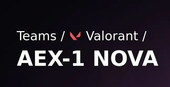 Hera и ikyoo покидают состав AEX-1 Nova по Valorant