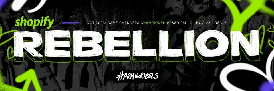 A equipe Shopify Rebellion tornou-se a favorita no campeonato inclusivo Game Changers 2023
