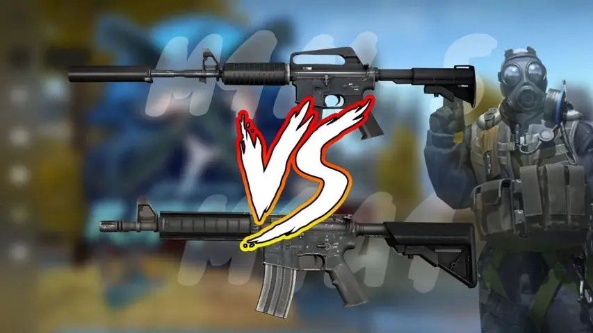 Comparing the M4A1-S and M4A4 Usage in the Professional CS Scene
