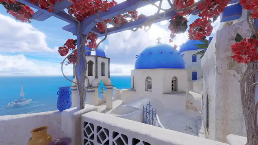 New CS2 Map Inspired by Santorini: Introducing Thera