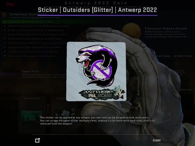 Outsiders' Stickers Were Bought On Steam After the Announcement Of the Organization's Return To the Virtus.pro Tag