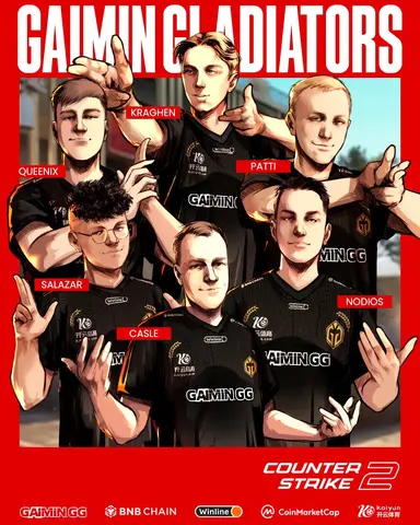 Gaimin Gladiators anunciam nova lista de jogadores da CS2 em meio a controvérsias