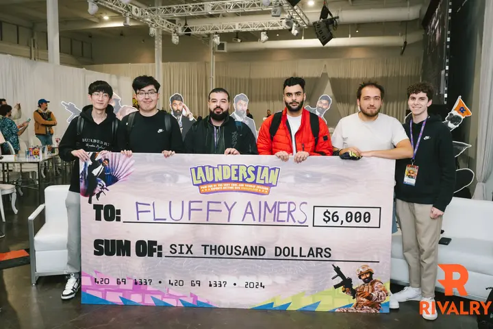 FLUFFY AIMERS триумфируют на Launders LAN и завоевывают приз в $6,000
