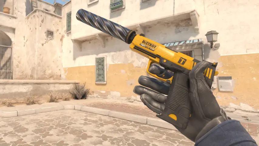 A Reddit user submitted a skin on the USP-S in the style of an electric drill