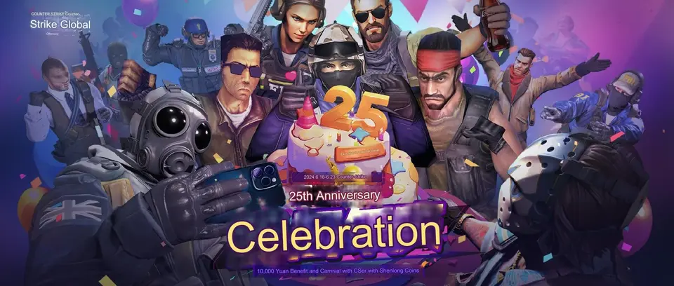 Chinese Counter-Strike publisher Perfect World has launched a giveaway to celebrate the series' 25th anniversary