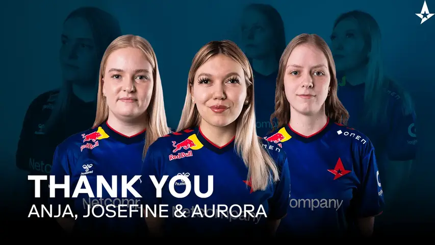Astralis women's roster announced the departure of 3 players