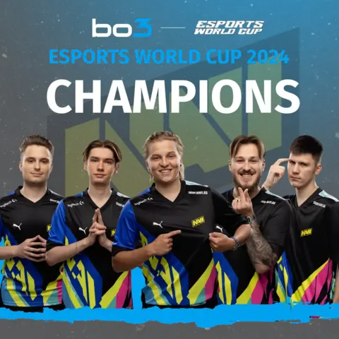 NAVI стали чемпионами Esports World Cup 2024