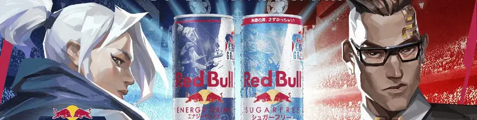 Red Bull Lança Edição Limitada de Bebidas Energéticas com Personagens de Valorant