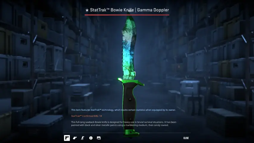 ★ Bowie Knife Gamma Doppler Phase 3