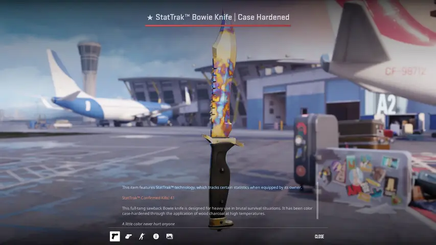 ★ Bowie Knife Case Hardened