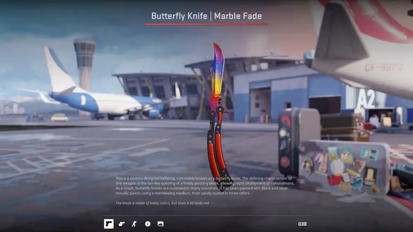 ★ Butterfly Knife Marble Fade