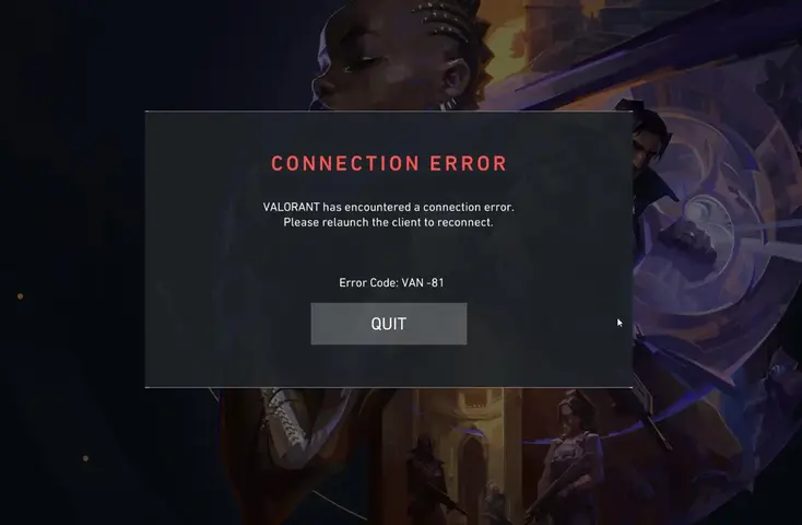 What is Valorant Error VAN 81 and how to fix it?