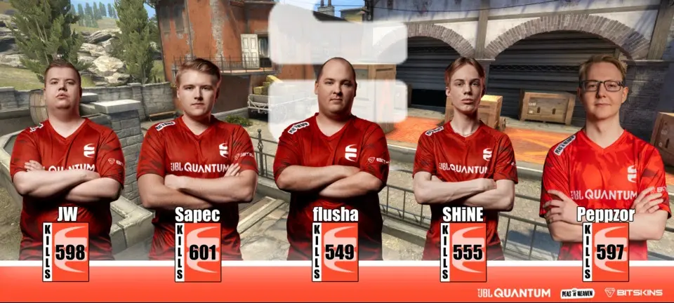 The team of JW and flusha won 82% of matches in April 2023
