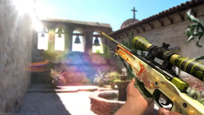 A CS:GO fan found a way to add an AWP scope after updating the Steam interface