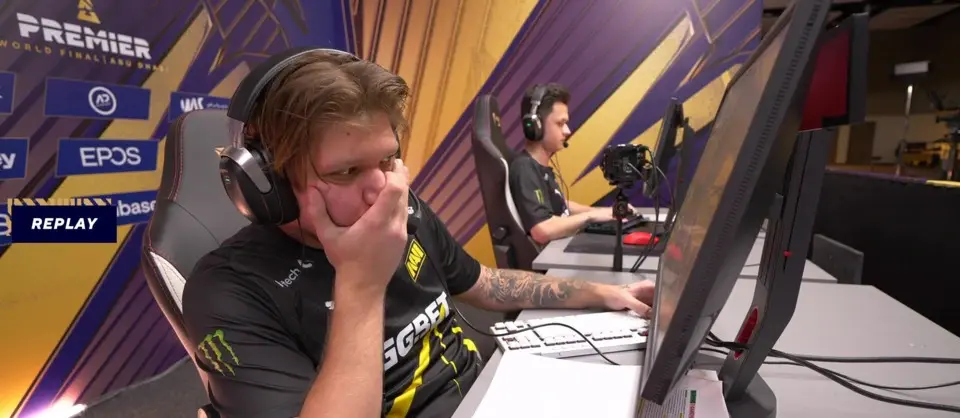 s1mple had a hard burn at Perfecto after being eliminated from the BLAST.tv Major Paris 2023
