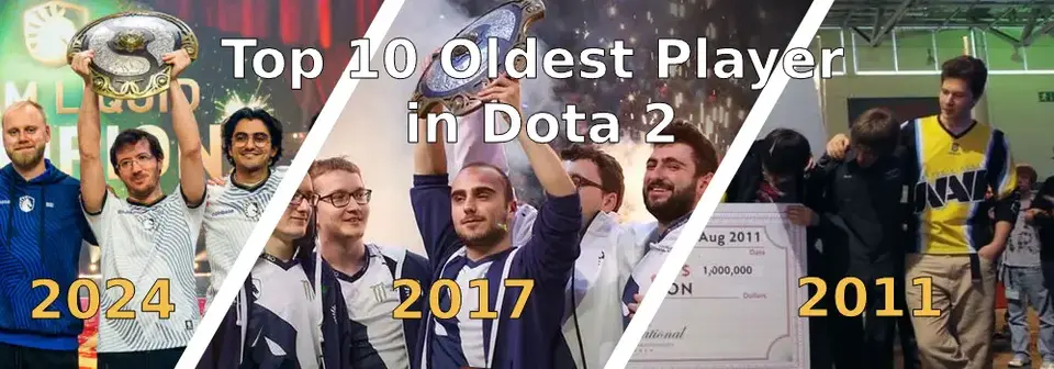  10 Najstarszych Graczy w Dota 2 w 2024 roku