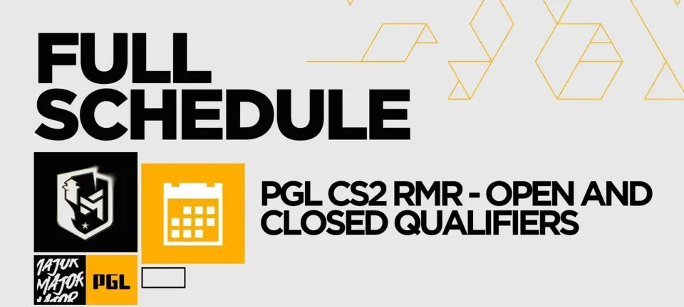 Announcement of qualification dates for RMR tournaments leading up to the first CS2 Major