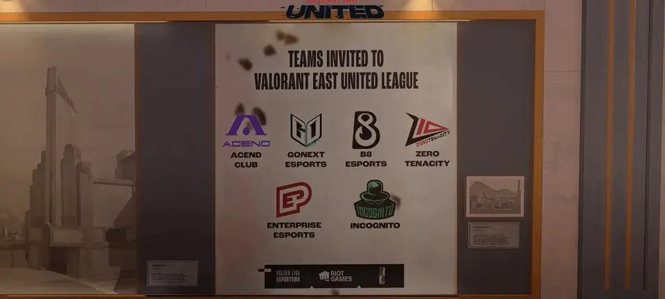 Valorant East: United announces list of teams that received direct invitations to the league