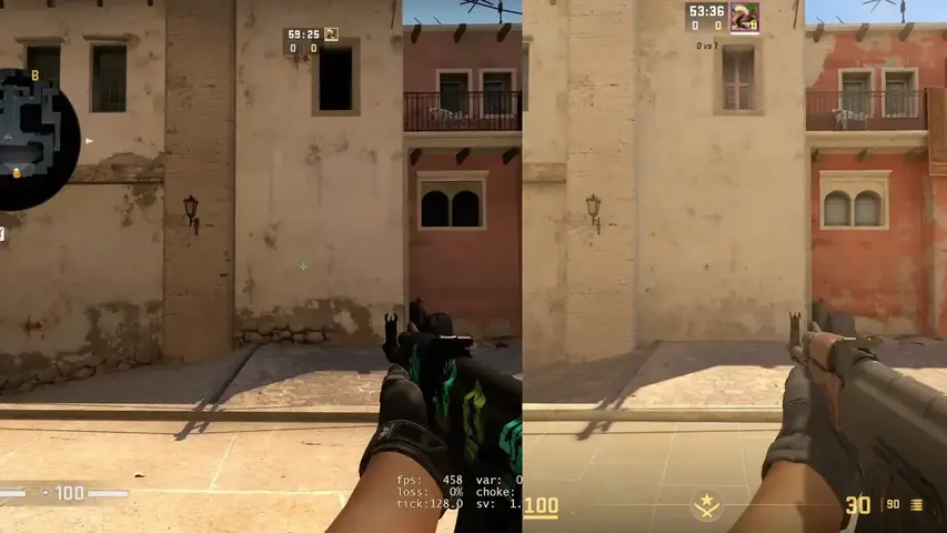 CS GO VS Counter Strike 2 - Comparison 2023 - How they are different? BIG  IMPROVEMENT? Real Test 